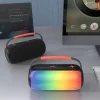 Dudao Y21 Bezdrôtový reproduktor s RGB podsvietením Bluetooth 5.3 - čierny thumbnail