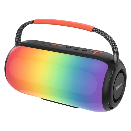 Dudao Y21 Bezdrôtový reproduktor s RGB podsvietením Bluetooth 5.3 - čierny - 1