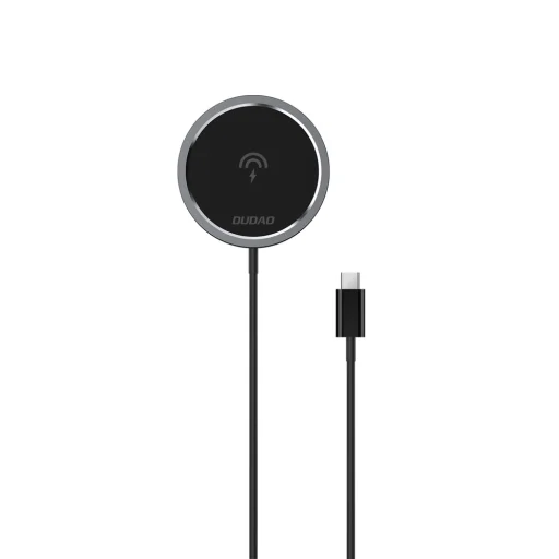 Dudao A12XS 15W MagSafe kompatibilná bezdrôtová nabíjačka - čierna - 1