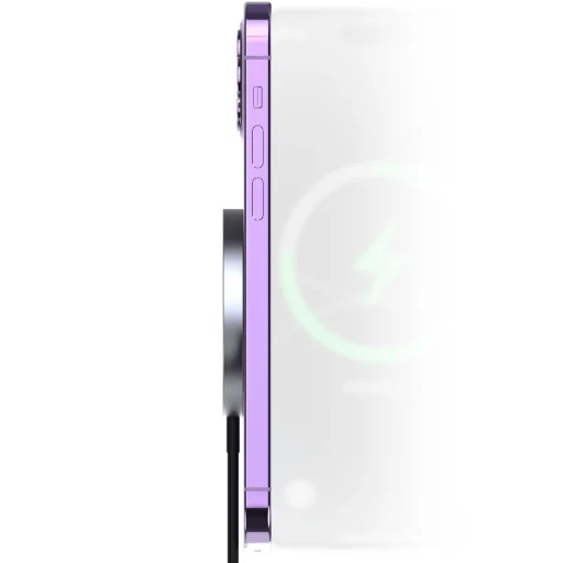 Dudao A12XS 15W MagSafe kompatibilná bezdrôtová nabíjačka - čierna - 6