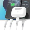 Dudao L25SC 60W USB-C - USB-C kábel s mäkkým silikónovým povrchom 1m - biely thumbnail