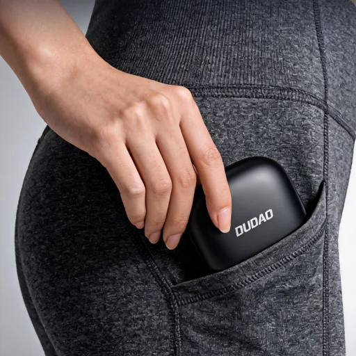 Dudao U17Z Bluetooth 5.3 OWS slúchadlá s ušným háčikom - čierne - 7