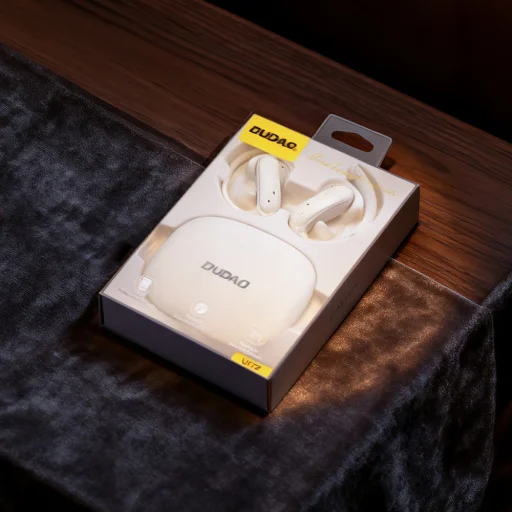 Dudao U17Z Bluetooth 5.3 OWS slúchadlá s háčikmi za uši - biele - 4