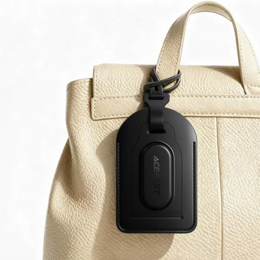 Acefast SmartTag Luggage S5 pre sériu iOS, čierny lokalizátor - 5