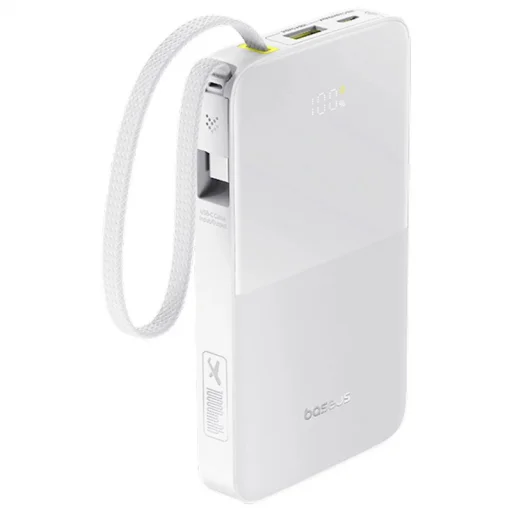 Powerbanka Baseus EnerFill Bipow2 Pro, 10000mAh, 22.5W, QC + PD, Biela E0027601 - 1