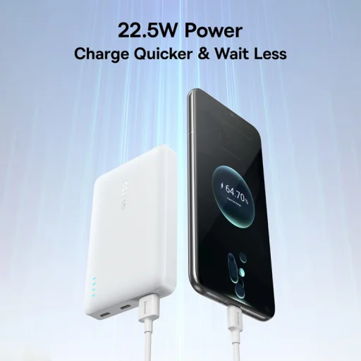 Baseus EnerFill FP21 Powerbanka, 10000mAh, 22,5W, QC + PD, Biela P1008210D213-00 - 3