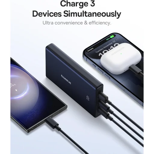 Powerbanka Baseus PicoGo, 10000mAh, 20W, QC + PD, biela P10076801213-00 - 4