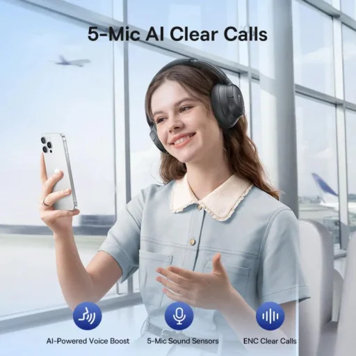 Handsfree Bluetooth MultiPoint Baseus Bass BH1 NC, čierne A0203703 - 6