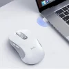 Baseus F02 Vezeték nélküli Egér, 1600DPI, BT / Wi-Fi, Fehér B0203302 thumbnail