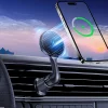 Wozinsky WCT5-6S4Y držiak na telefón do auta s indukčnou nabíjačkou Qi/MagSafe 15W do mriežky ventilácie - čierny thumbnail