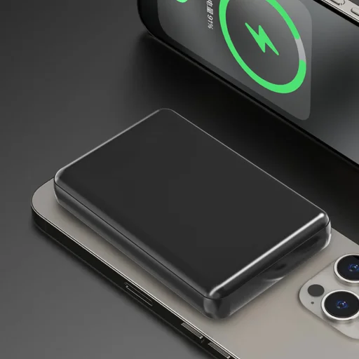 Dudao K14S Magnetická powerbanka 20W 5000mAh 1x USB-A 1x USB-C - čierna - 4