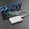 Dudao K14S Magnetická powerbanka 20W 5000mAh 1x USB-A 1x USB-C - Biela thumbnail