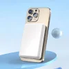 Dudao K14S Magnetická powerbanka 20W 5000mAh 1x USB-A 1x USB-C - Biela thumbnail