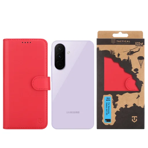 Tactical Field Notes Samsung Galaxy A27 5G červené puzdro - 3