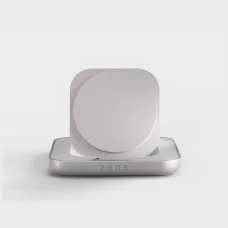 Zens magnetická indukčná nočná nabíjacia stanica Qi2 15W USB-C biela