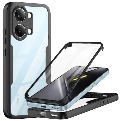 Xiaomi Poco X8 Pro Max Čierny Techsuit - ColorVerse 360 Series + Puzdro s ochranou displeja - 1