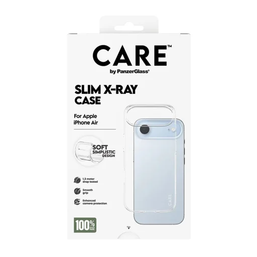 PanzerGlass® - CARE Štýlový kryt X-Ray Soft Basic - iPhone 17 Air - Priehľadný kryt - 5