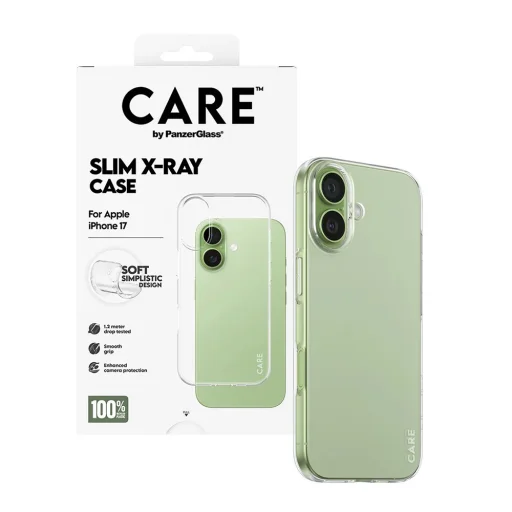 PanzerGlass® - CARE Fashionable puzdro X-Ray Soft Basic - iPhone 17 - Priehľadné puzdro - 6