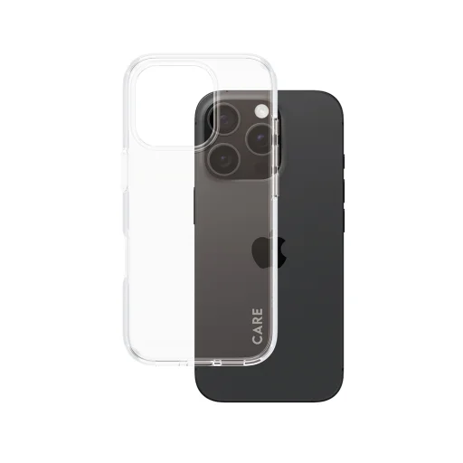 PanzerGlass® - CARE Flagship Urban Combat - puzdro na iPhone 16 Pro - Priehľadné - 1