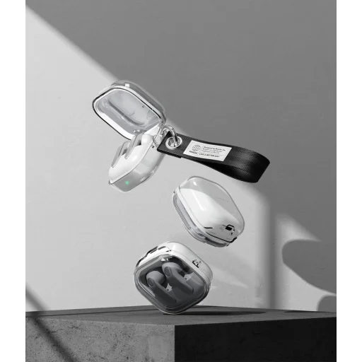 Samsung Galaxy Buds 4 / 4 Pro Ringke Air priehľadné/čierne puzdro - 4