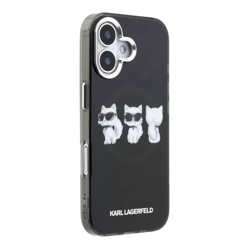 Karl Lagerfeld IML Choupette Trio Watercolor MagSafe puzdro na iPhone 17 - 4