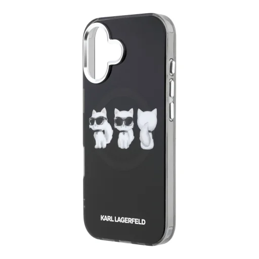 Karl Lagerfeld IML Choupette Trio Watercolor MagSafe puzdro na iPhone 17 - 5