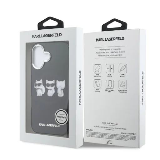 Karl Lagerfeld IML Choupette Trio Watercolor MagSafe puzdro na iPhone 17 - 7