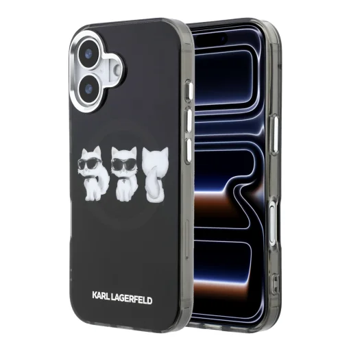 Karl Lagerfeld IML Choupette Trio Watercolor MagSafe puzdro na iPhone 17 - 1