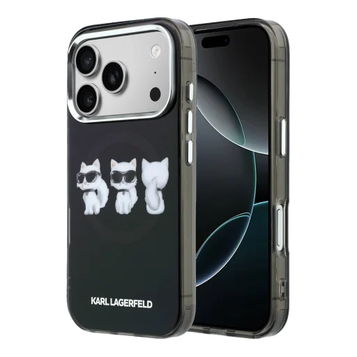 Karl Lagerfeld IML Choupette Trio Watercolor MagSafe kryt na iPhone 17 Pro Max - 1