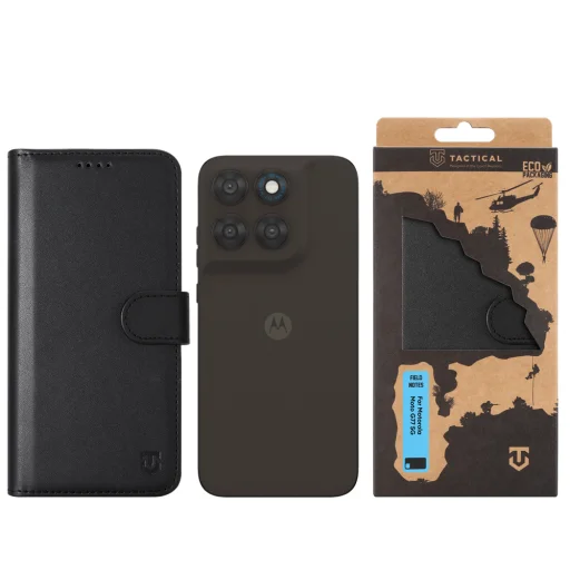 Tactical Field Notes puzdro Motorola Moto G77 5G čierne - 3