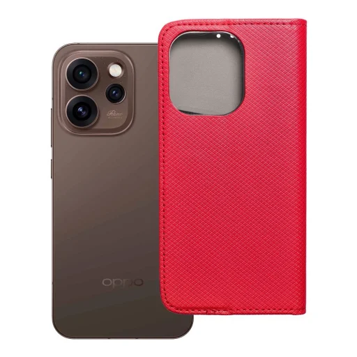 Oppo Reno 15 Pro 5G červené smart case knižkové puzdro - 7