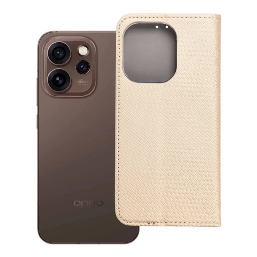 Oppo Reno 15 Pro 5G puzdro Smart Case Book zlaté - 7