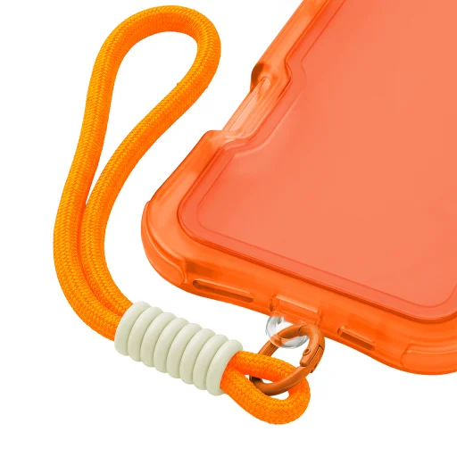 iPhone 11 SafePop oranžové puzdro s pútkom - 3