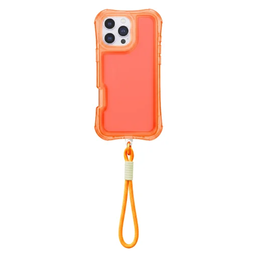 iPhone 11 SafePop oranžové puzdro s pútkom - 4