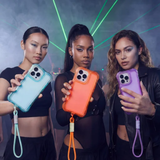 iPhone 11 SafePop fialové puzdro s remienkom - 10