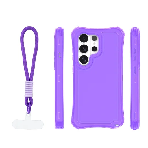 Samsung Galaxy S26 Ultra fialové puzdro SafePop s pútkom - 2