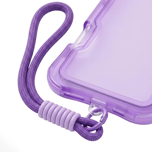 iPhone 11 SafePop fialové puzdro s remienkom - 3