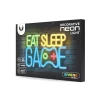 Forever Light Neon PLEXI LED EAT SLEEP GAME viacfarebné FPNE33 thumbnail