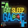 Forever Light Neon PLEXI LED EAT SLEEP GAME sokszínű FPNE33 thumbnail