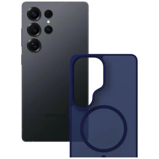 Samsung Galaxy S25 Ultra 3MK Smoke MagCase modré puzdro - 6