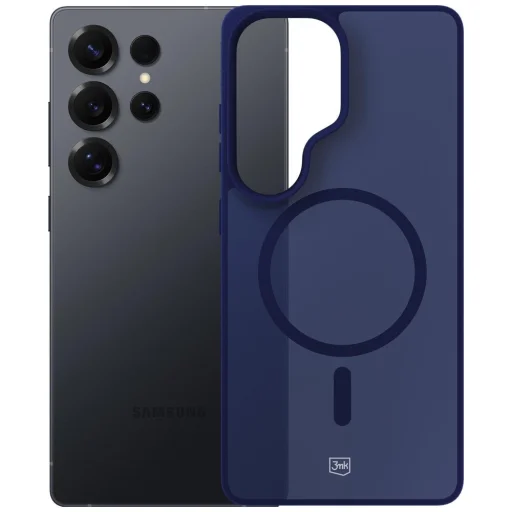 Samsung Galaxy S25 Ultra 3MK Smoke MagCase modré puzdro - 4