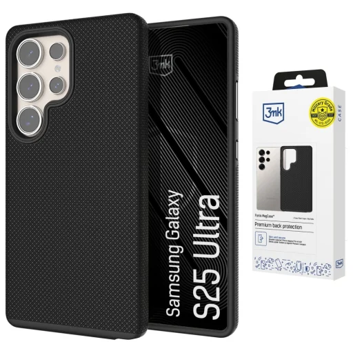Samsung Galaxy S25 Ultra 3MK Fortis MagCase čierne puzdro - 1