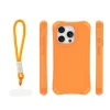 Oranžové puzdro Safepop s pútkom pre iPhone 15 Pro thumbnail