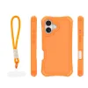 Oranžové puzdro SafePop s remienkom na iPhone 16 thumbnail