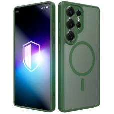 Samsung Galaxy S25 Ultra 3MK Misty MagCase zelené (matné) puzdro