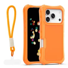 iPhone 17 Pro Max Safepop oranžové puzdro s pútkom
