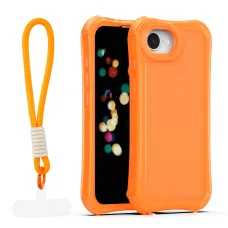 iPhone 16e / 17e oranžové puzdro Safepop s pútkom
