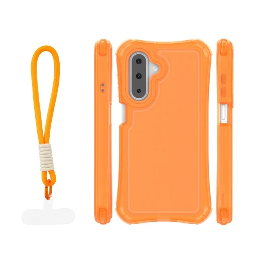 Samsung Galaxy A17 4G / Samsung Galaxy A17 5G / Samsung Galaxy A26 5G SafePop puzdro s pútkom, oranžové puzdro - 2