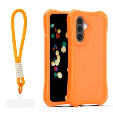 Samsung Galaxy A57 5G oranžové puzdro s pútkom SafePop