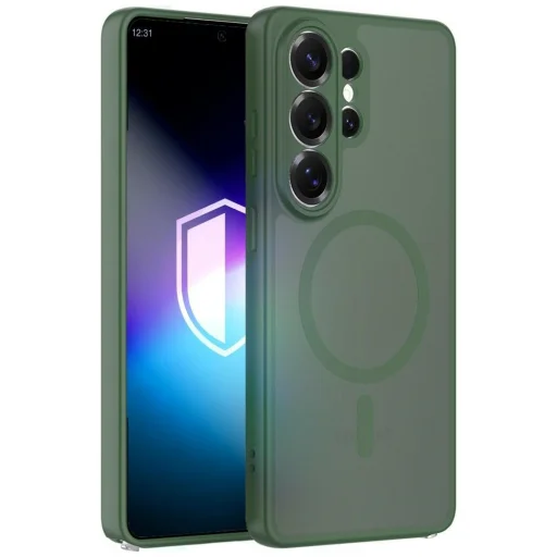 Samsung Galaxy S26 Ultra 3MK Misty MagCase zelené (matné) puzdro - 1